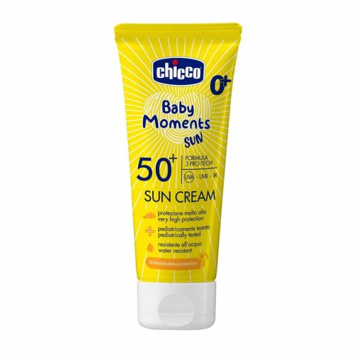 Chicco Fényvédő krém SPF 50+ (75 ml) UVA, UVB, INFRA sugárzás elleni nagyon magas védelem