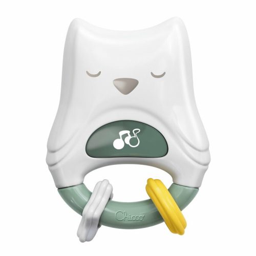 Chicco Day & Night Owl zenélő csörgő éjszakai fény kiságyjáték 10 perc zenével