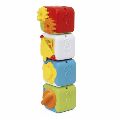 Chicco Multiaktív kockák 2in1 képtársítós logikai és kézkoordinációs játék