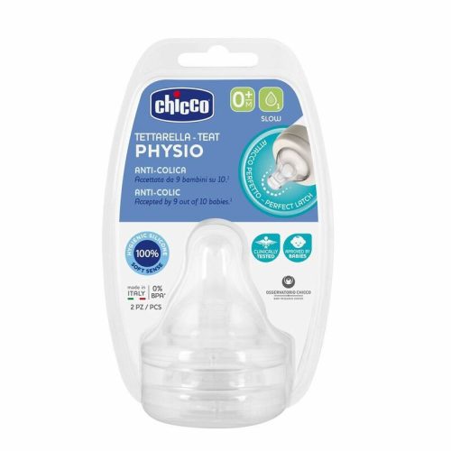 Chicco Physio etetőcumi 2db normál folyású - Perfect5, Well-Being szilikon