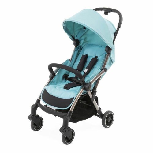 Chicco Cheerio babakocsi 5,6 kg automata záródással, kisbőrönd méret összecsukva 0-15 kg