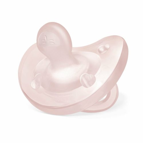 Chicco Physio Forma® Soft 0-6 hó csupa-szilikon cumi 1 db csupa puhaság