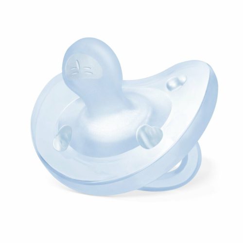 Chicco Physio Forma® Soft 0-6 hó csupa-szilikon cumi 1 db csupa puhaság