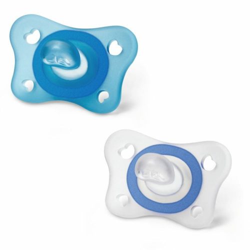Chicco Mini Soft cumi 2-6 hó, 2 db kék - transzparens
