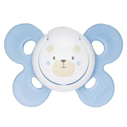 Chicco Physio Forma® Comfort szilikon cumi, 1db, 0-6 hó sterilizálható tok