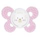 Chicco Physio Forma® Comfort szilikon cumi 1 db, 6-16 hó sterilizálható tok