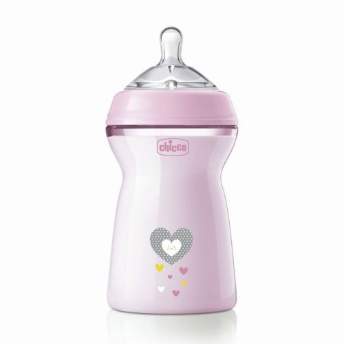 Chicco NaturalFeeling 330 ml cumisüveg gyors folyású cumi