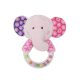Lorelli Toys Plüss csörgő - Pink elefánt