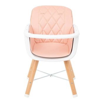Kikkaboo etetőszék Woody rózsaszín