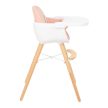 Kikkaboo etetőszék Woody rózsaszín
