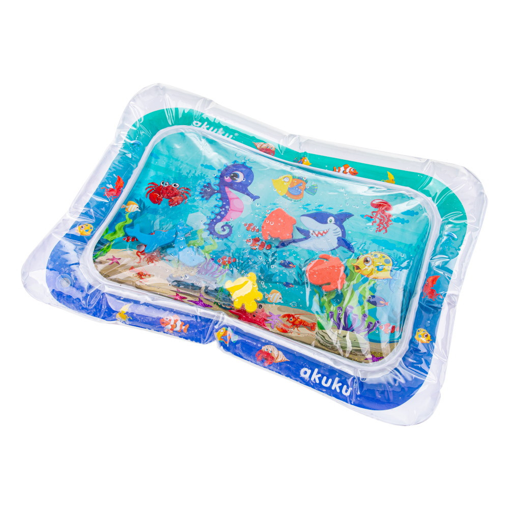 Akuku játékmatrac - vízzel és levegővel tölthető Tengervilág