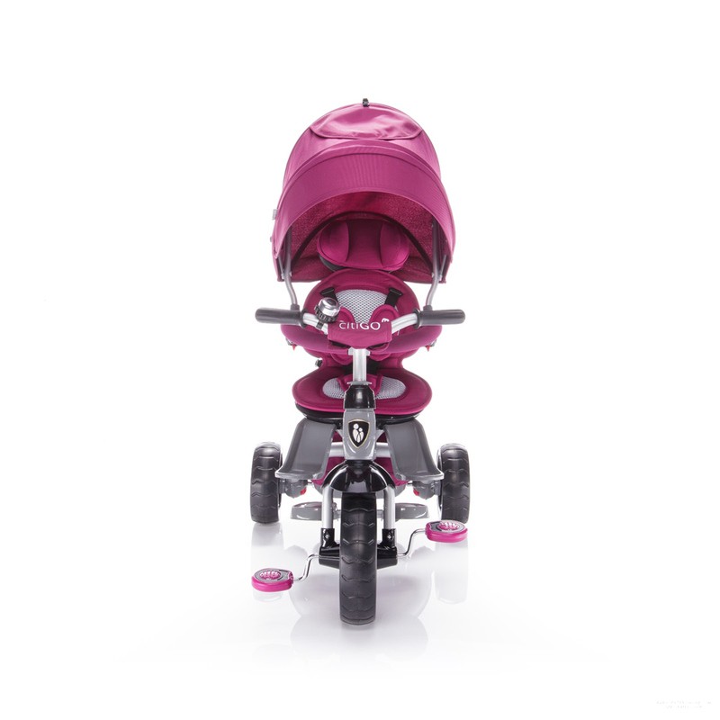 Zopa tricikli CitiGo tolókarral B-T500 - Mulberry Pink